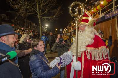 Haven van Elburg decor van de avondintocht van Sinterklaas in Elburg. - © NWVFoto.nl